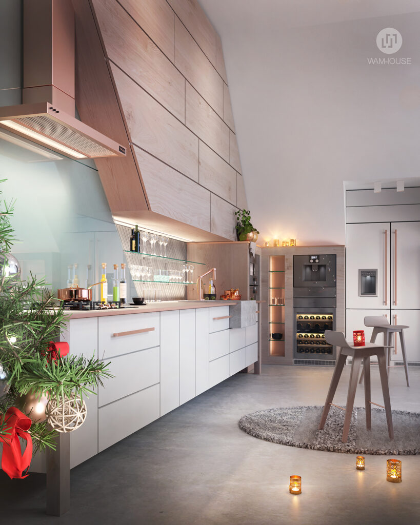 2- FLYHOUSE – interior design (kitchen view)